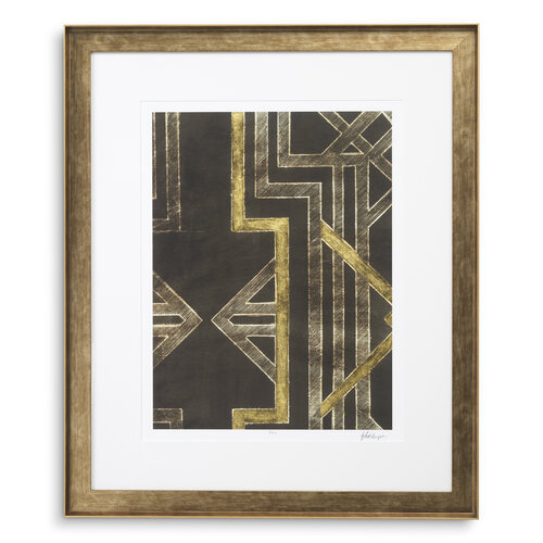 Eichholtz Print Trellis Pattern by Ethan Harper I set of 2