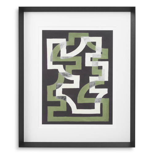 Eichholtz Print Window Trellis by Michael Willett set of 2