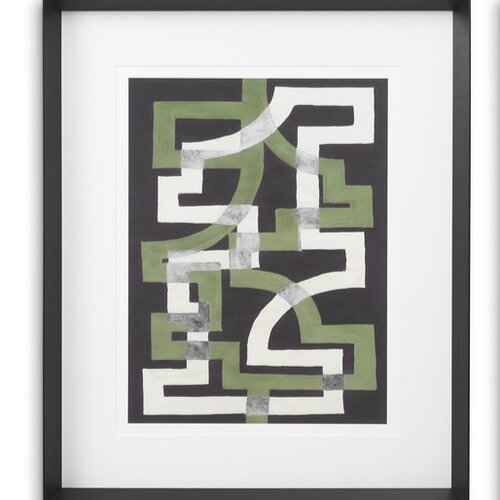 Eichholtz Print Window Trellis by Michael Willett set of 2