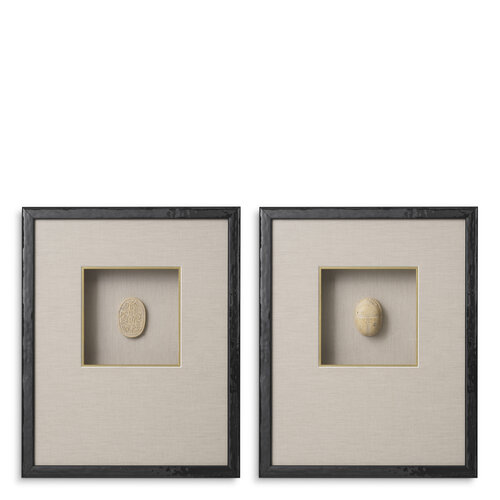 Eichholtz Wall Art Inlay Menes set of 2 Eichholtz Wall Art Inlay Menes set of 2