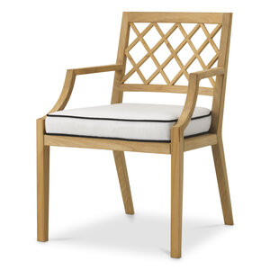 Eichholtz Outdoor Dining Chair Paladium with arm