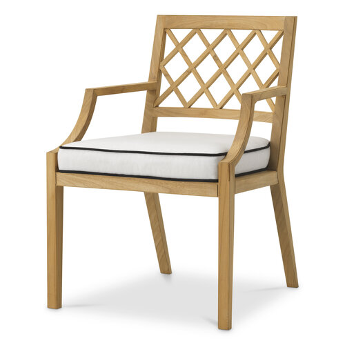 Eichholtz Outdoor Dining Chair Paladium with arm Eichholtz Outdoor Dining Chair Paladium with arm