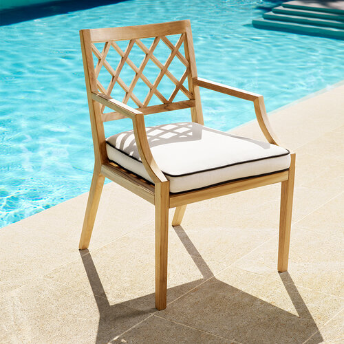 Eichholtz Outdoor Dining Chair Paladium with arm
