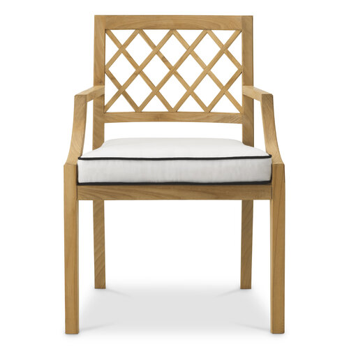 Eichholtz Outdoor Dining Chair Paladium with arm