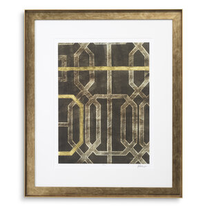 Eichholtz Print Trellis Pattern by Ethan Harper II set of 2