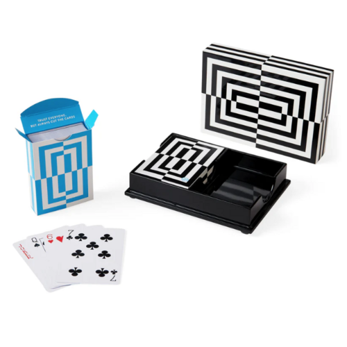 Jonathan Adler Op Art Lacquer Card Set Jonathan Adler Op Art Lacquer Card Set
