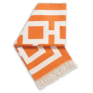 Jonathan Adler Nixon Baby Alpaca Throw Orange Jonathan Adler Nixon Baby Alpaca Throw Orange