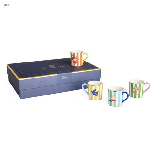 Jonathan Adler TABLETOP PLAYA ESPRESSO CUPS - SET OF 4