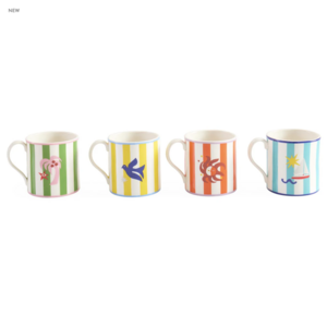 Jonathan Adler TABLETOP MUGS PLAYA- SET OF 4