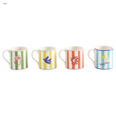 TABLETOP MUGS PLAYA- SET OF 4