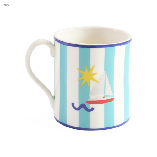 Jonathan Adler TABLETOP MUGS PLAYA- SET OF 4