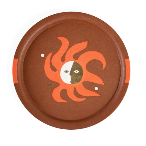 Jonathan Adler Playa Leather Sun Tray