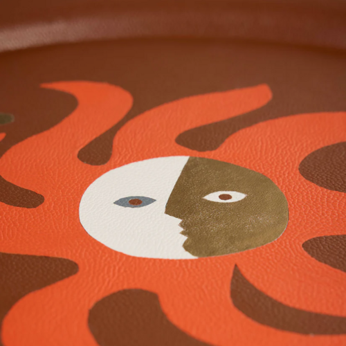 Jonathan Adler Playa Leather Sun Tray