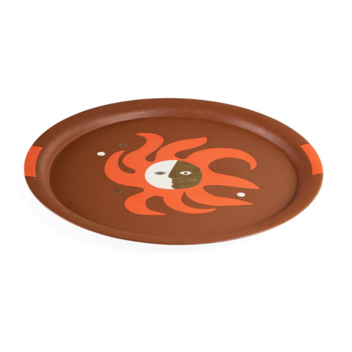 Jonathan Adler Playa Leather Sun Tray