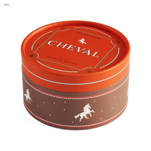 Jonathan Adler COASTER SET CHEVAL - SET OF 4 - MULTI