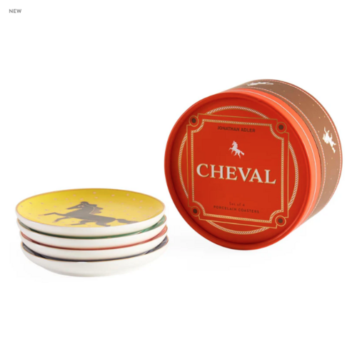 Jonathan Adler COASTER SET CHEVAL - SET OF 4 - MULTI
