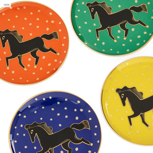 Jonathan Adler COASTER SET CHEVAL - SET OF 4 - MULTI
