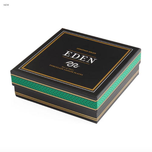 Jonathan Adler TABLETOP SMALL PLATES EDEN - SET OF 4
