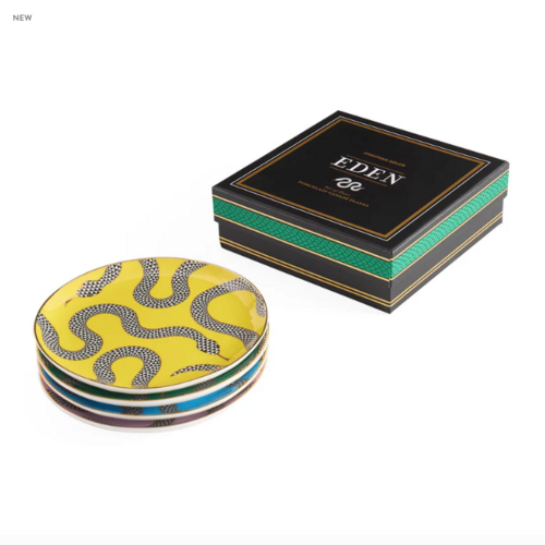 Jonathan Adler TABLETOP SMALL PLATES EDEN - SET OF 4