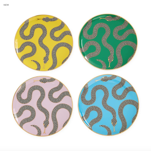 Jonathan Adler TABLETOP SMALL PLATES EDEN - SET OF 4