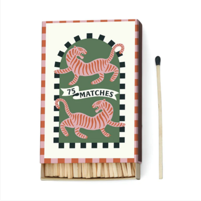 Adopo Boxed Matches "Tiger" set of 75 matches