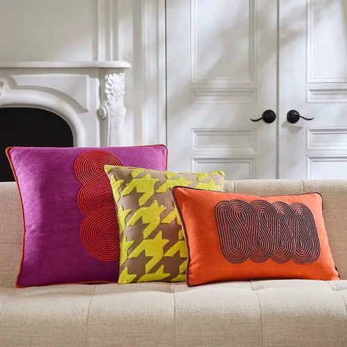 Jonathan Adler Ibiza Pillow Houndstooth- 16 x 16 Jonathan Adler Ibiza Pillow Houndstooth- 16 x 16