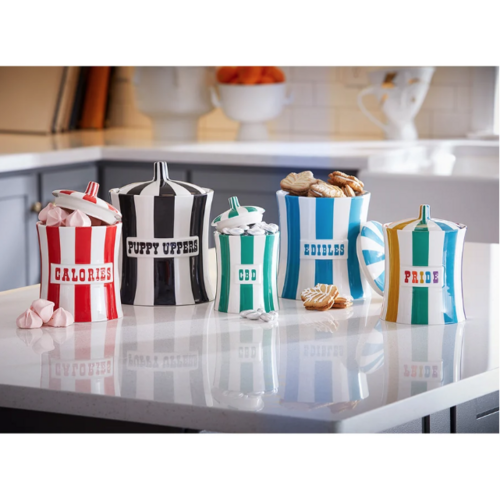 Jonathan Adler Vice Puppy Uppers Canister Jonathan Adler Vice Puppy Uppers Canister