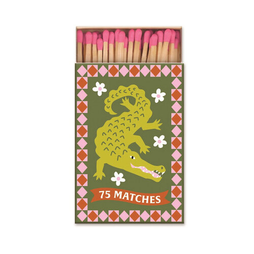 HOF House of Furniture Adopo Boxed Matches "Crocodile" set of 75 matches