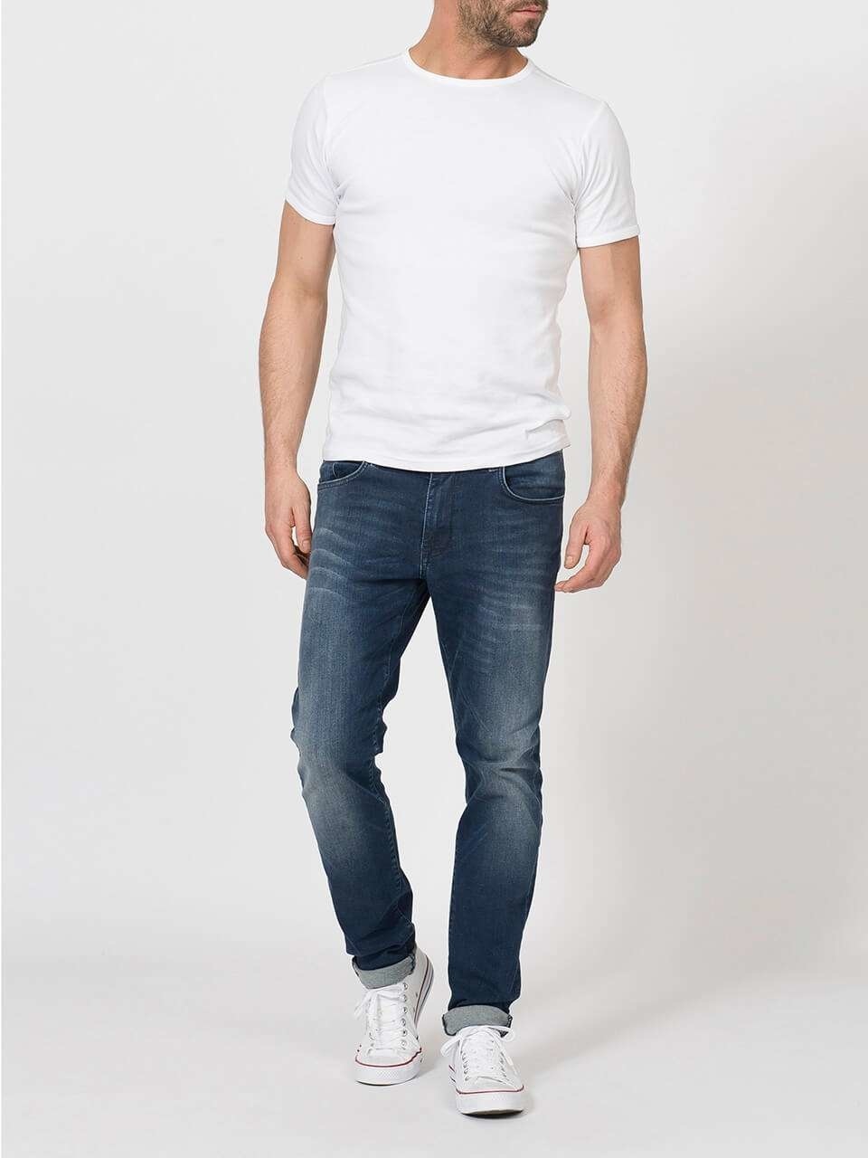 SEAHAM - Men Denim Slim Fit (5804 Dark Coated)