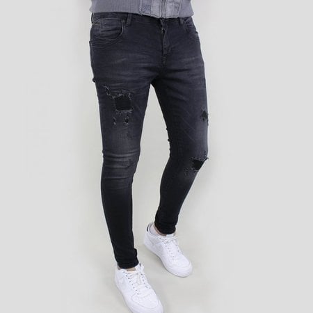 Gabbiano Ultimo Jeans 82655 Black Destroyed