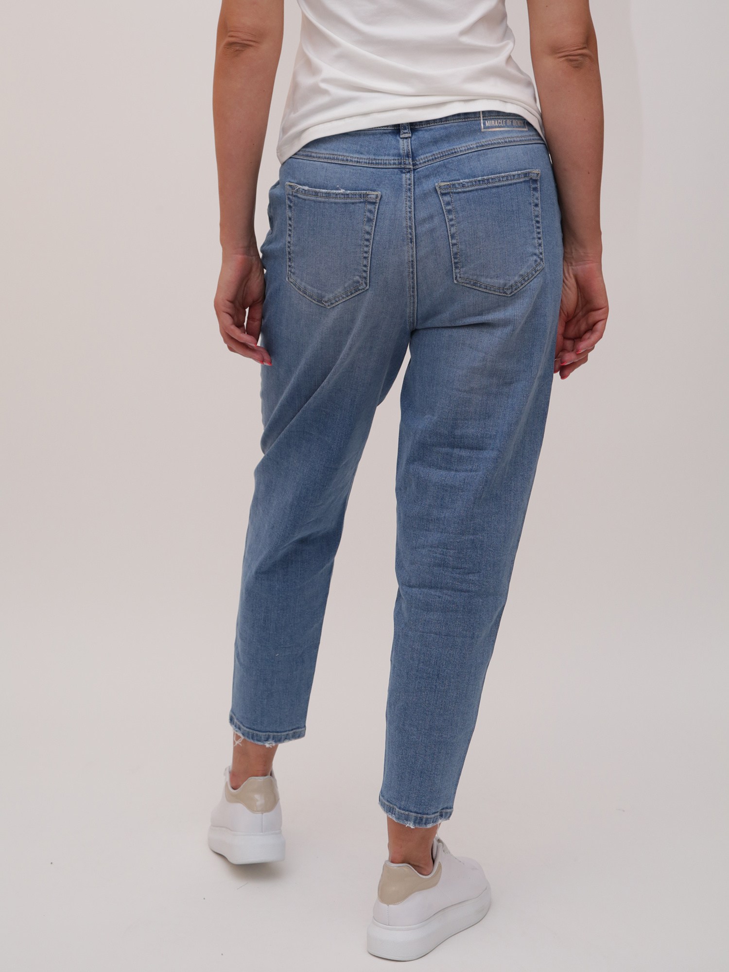 IRMA Mom Fit Ballon Blue