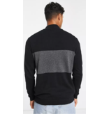 Only & Sons ONSALEX Stripe Half ZIP Knit (187679 Black)