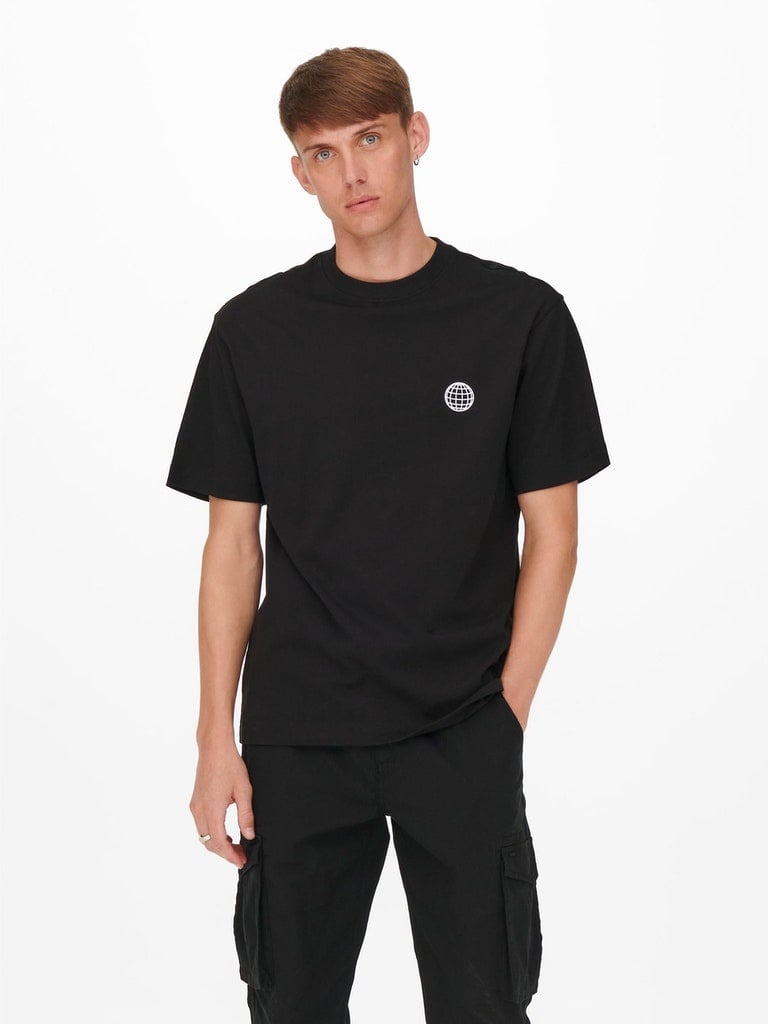 Only & Sons ONGUS RLX Photoprint SS TEE (187679 Black)