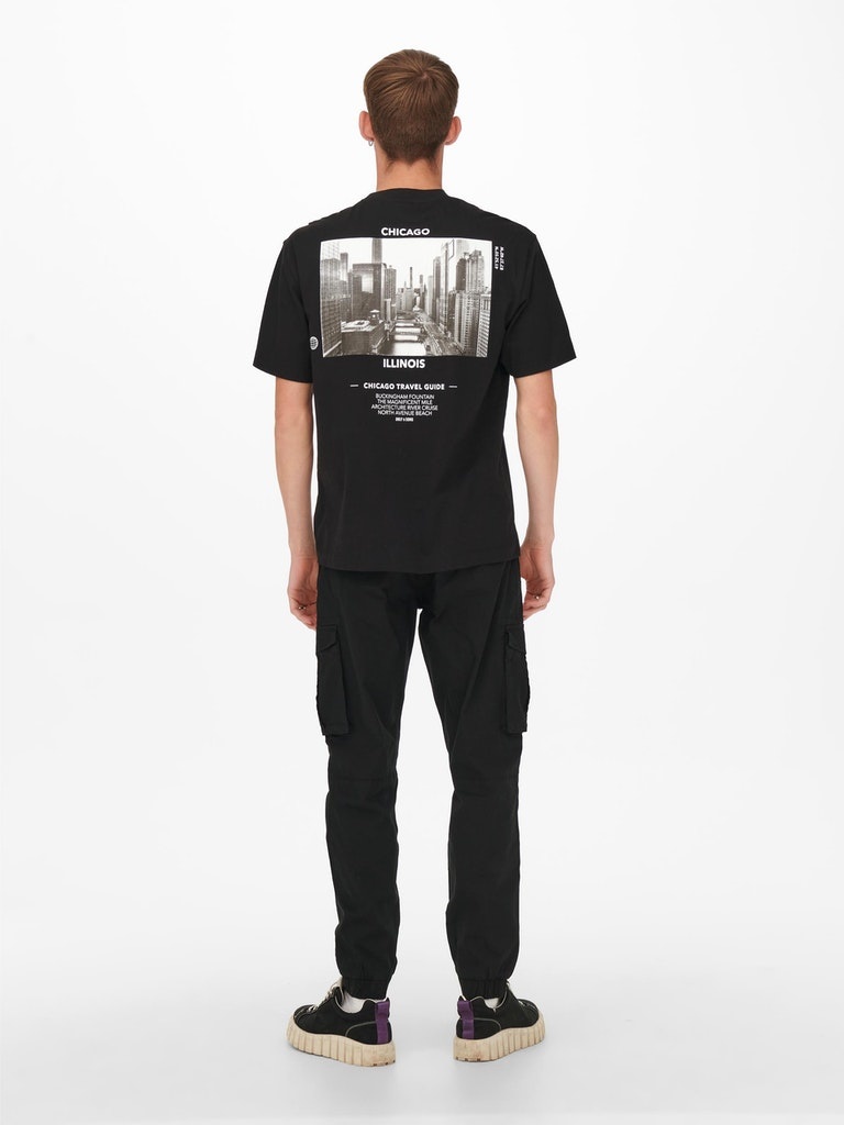 ONGUS RLX Photoprint SS TEE (187679 Black)