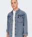 ONSBILL Washed 2965 Overshirt (218950 Blue Denim)