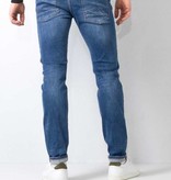 Petrol SEAHAM-Classic - Men Denim Slim Fit (5750 Medium Blue)