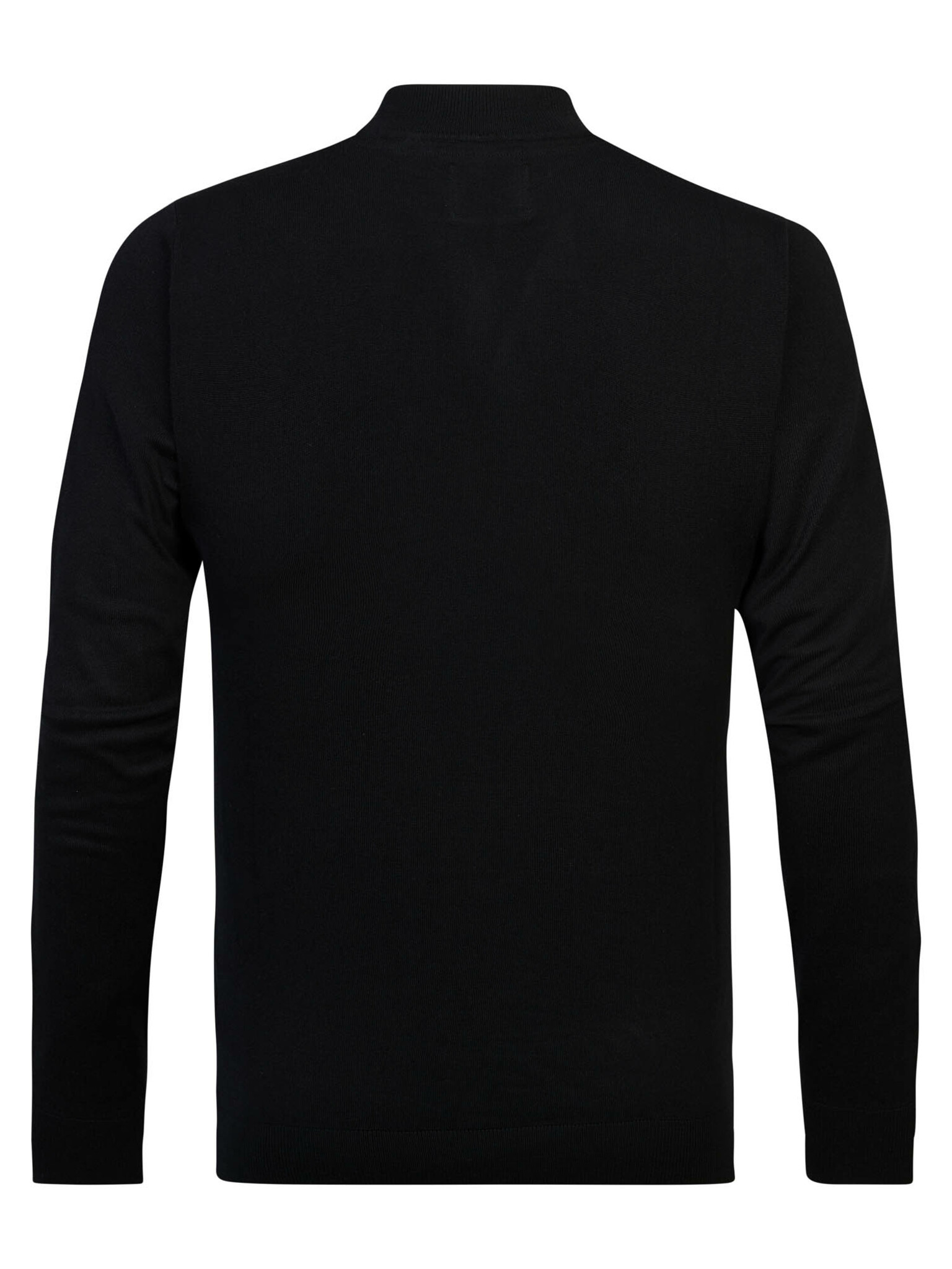 M-3020-KWC258 - Men Knitwear Collar Basic (9999 Black)