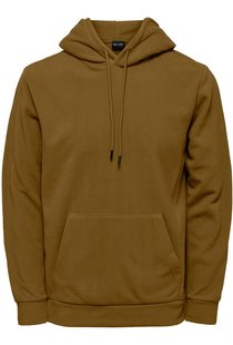 ONSNIKOLAI REG Fleece Hoodie VD (223024 Monks Robe)