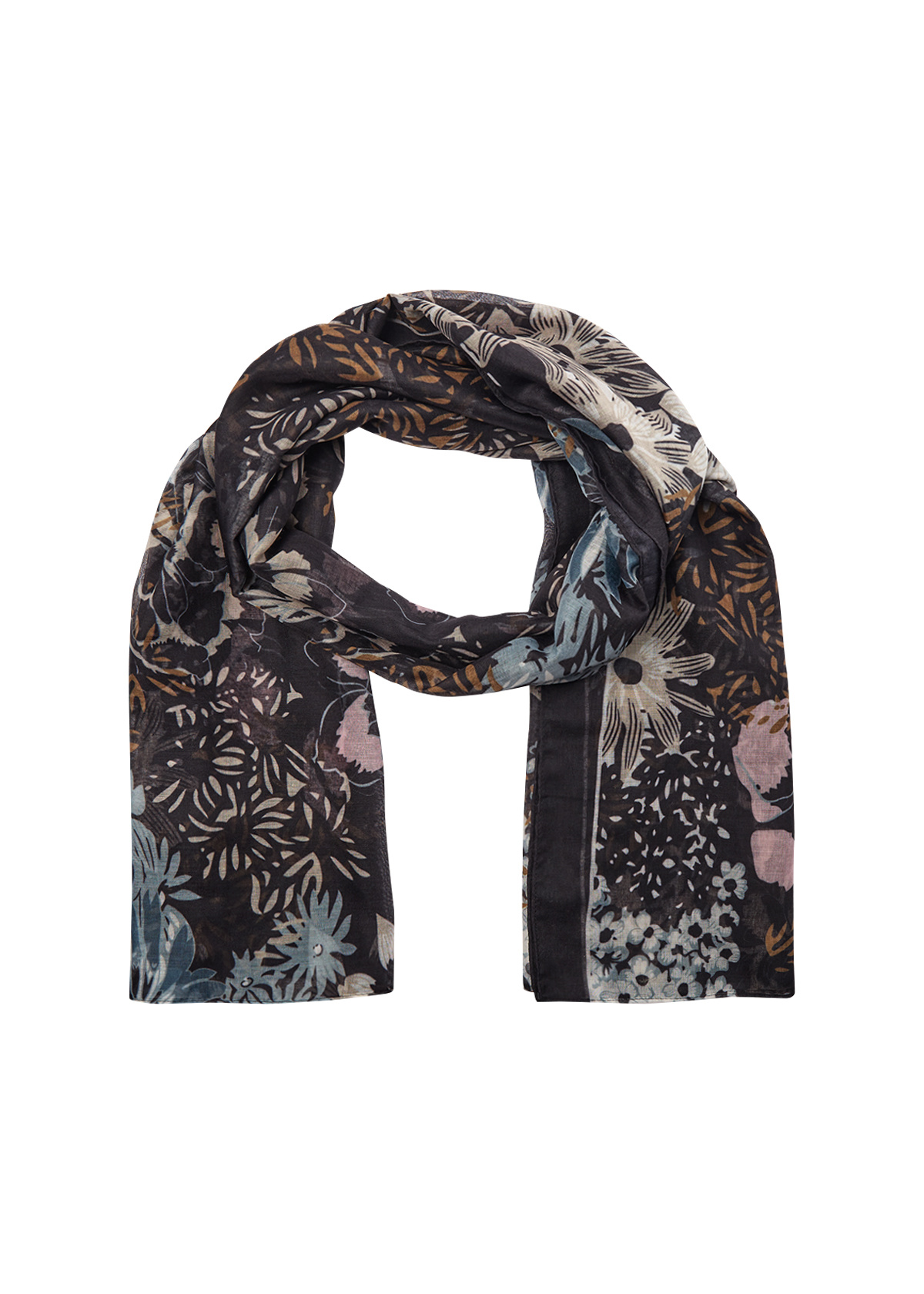 Soya Concept SC-GRESHAM 1 SCARF (6206 LIGHT SLATE COMBI)