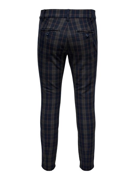 Only & Sons ONSMARK Pant Check DT 7046 Noos Dark Navy