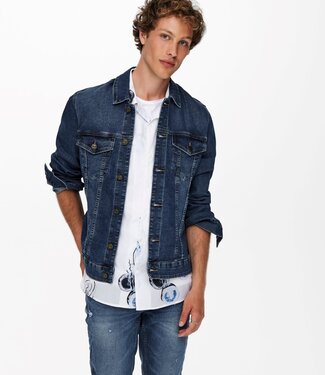 Only & Sons ONSCOME Life trucker Blue PK9618 DENIM