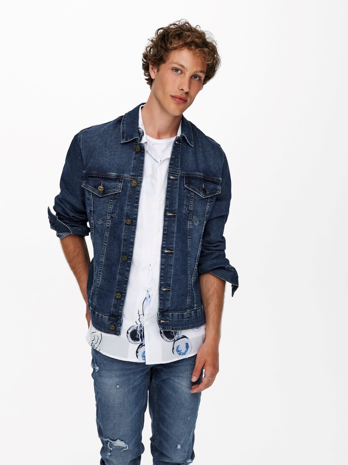 ONSCOME Life trucker Blue PK9618 DENIM
