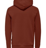 Only & Sons ONSCERES Life Hoodie Sweat (Burnt Hanna)