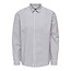 Only & Sons ONSCAPE L/S Stripe REG Shirt FW (Star White/Navy)