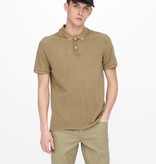 Only & Sons ONSTRAVIS Slim Washed SS Polo (202231 Chinchilla)