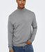 ONSWYLER Life Roll Neck Knit Grey Melange