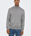 ONSWYLER Life Roll Neck Knit Grey Melange