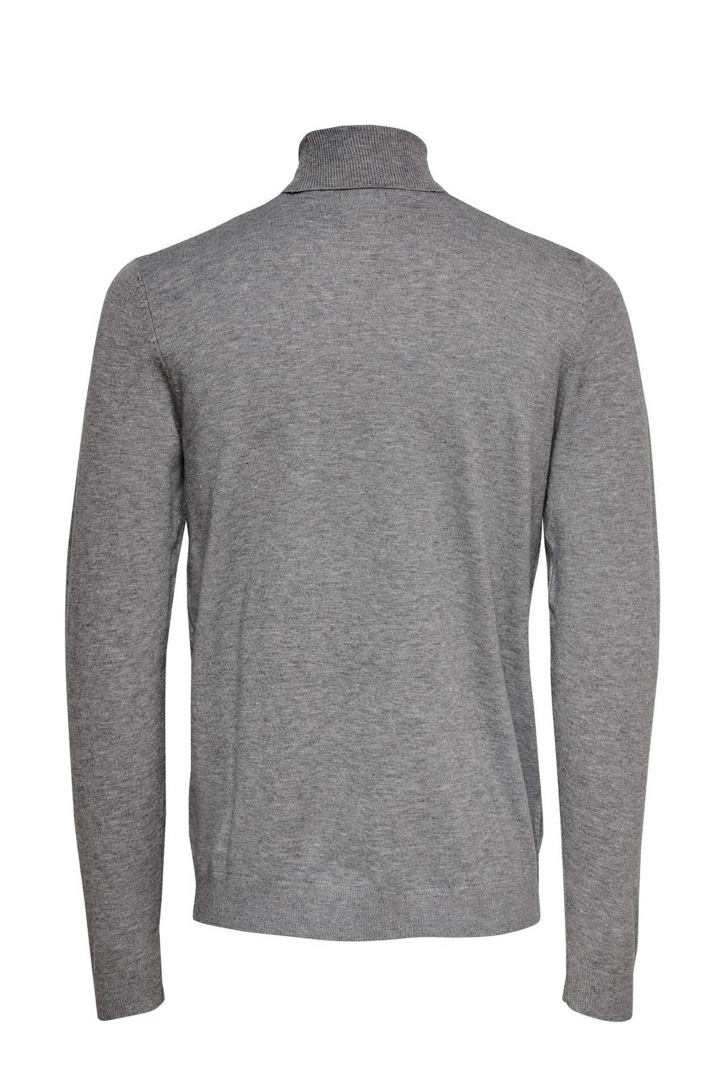 ONSWYLER Life Roll Neck Knit Grey Melange