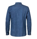 Petrol M-1010-SIL431 - Men Shirt Long Sleeve Denim (5001 Light Indigo)