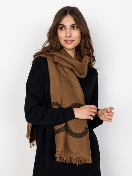 SoyaConcept SC-HALDIS 1 SCARF (8700 SEPIA BROWN COMBI)